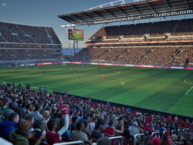BMO Field - Section West Suite 7 Seat View