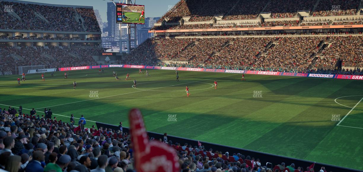 BMO Field - Section West Suite 7 Seat View