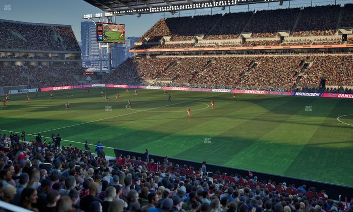 BMO Field - Section West Suite 8 Seat View