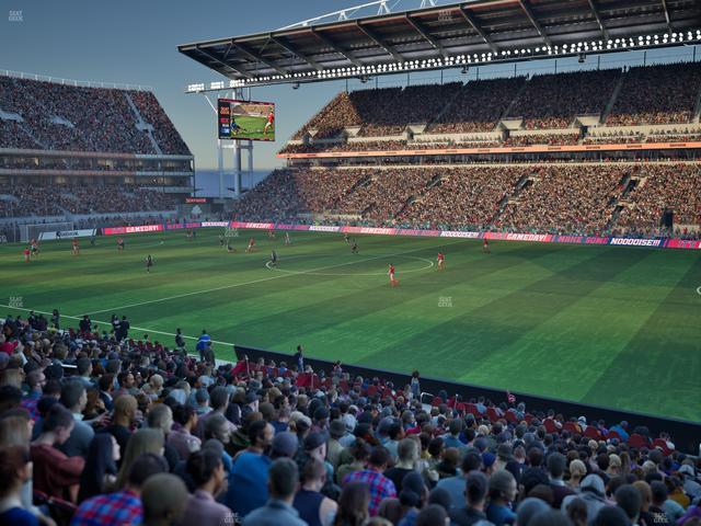 BMO Field - Section West Suite 8 Seat View