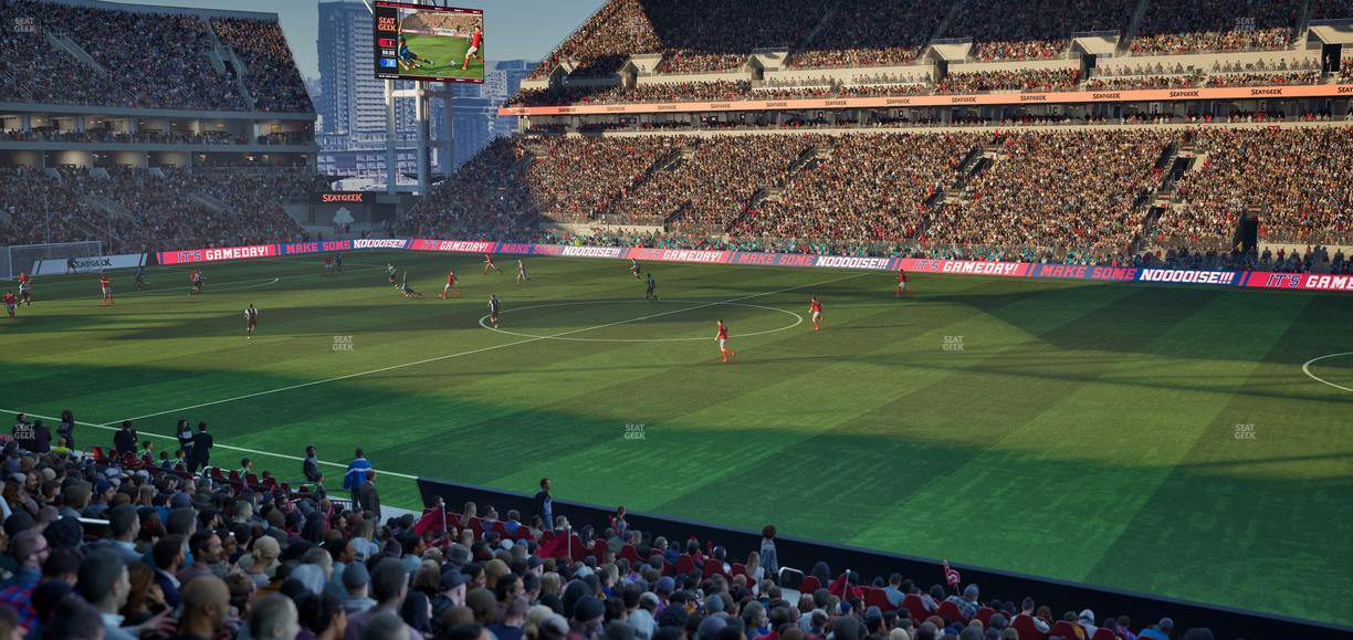 BMO Field - Section West Suite 8 Seat View