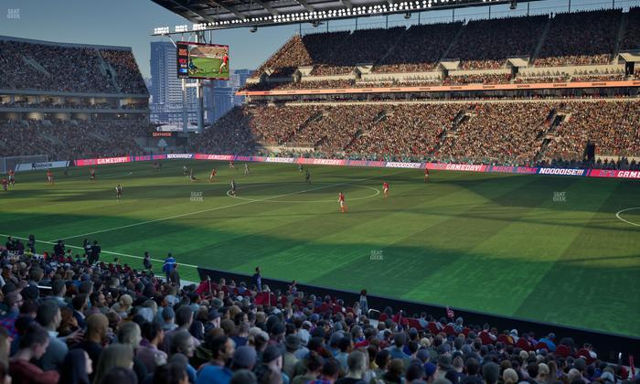 BMO Field - Section West Suite 8 Seat View