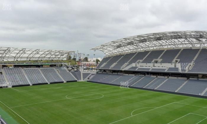 BMO Stadium - Section City View Loge 4 Seat View