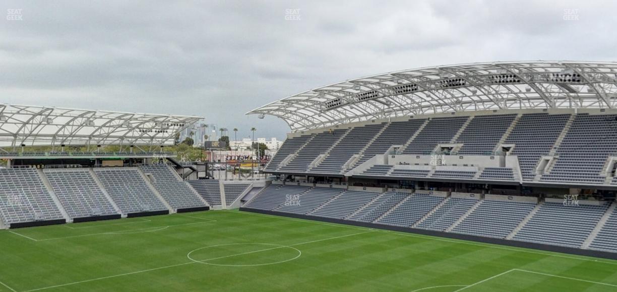 BMO Stadium - Section City View Loge 6 Seat View