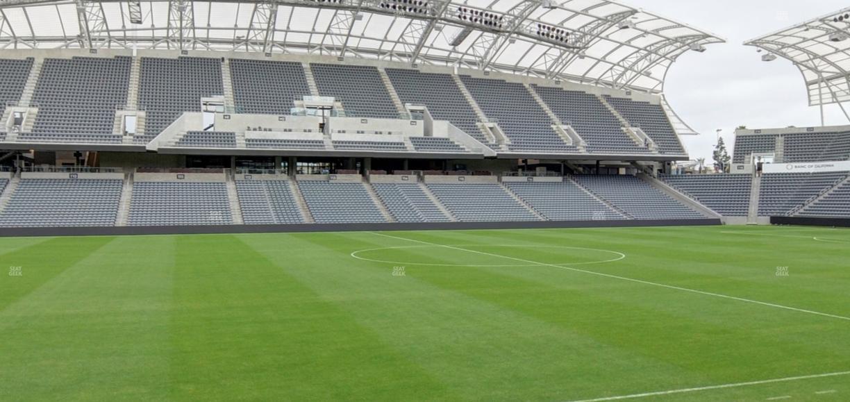 BMO Stadium - Section Field Club E Seat View
