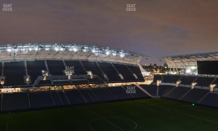 BMO Stadium - Section Sunset Deck Loge Box A Seat View