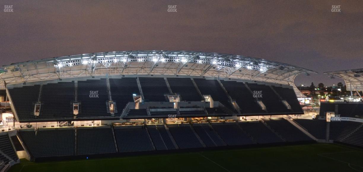 BMO Stadium - Section Sunset Deck Loge Box B Seat View