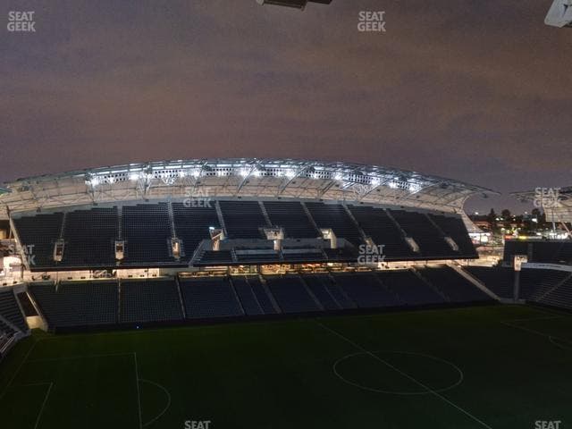 BMO Stadium - Section Sunset Deck Loge Box B Seat View