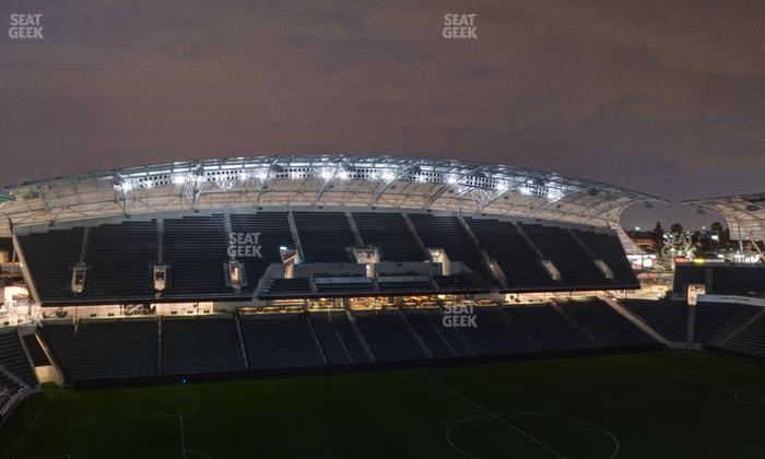 BMO Stadium - Section Sunset Deck Loge Box B Seat View