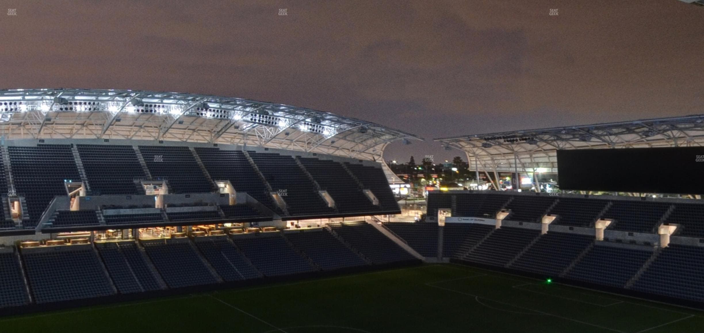 BMO Stadium - Section Sunset Deck Loge Box C Seat View