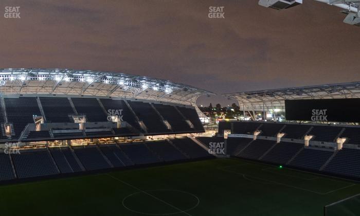 BMO Stadium - Section Sunset Deck Loge Box C Seat View