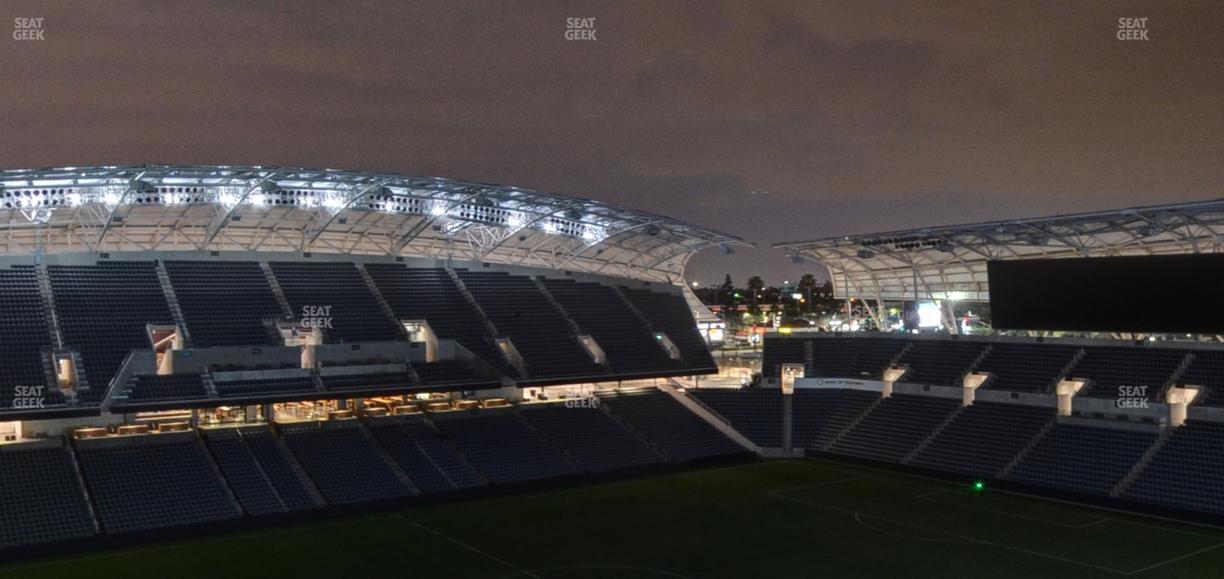 BMO Stadium - Section Sunset Deck Loge Box D Seat View