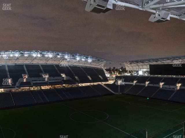 BMO Stadium - Section Sunset Deck Loge Box D Seat View