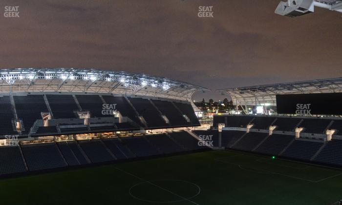 BMO Stadium - Section Sunset Deck Loge Box D Seat View
