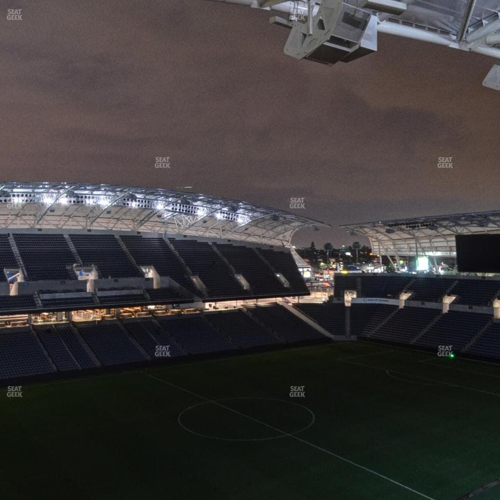 BMO Stadium - Section Sunset Deck Loge Box F Seat View