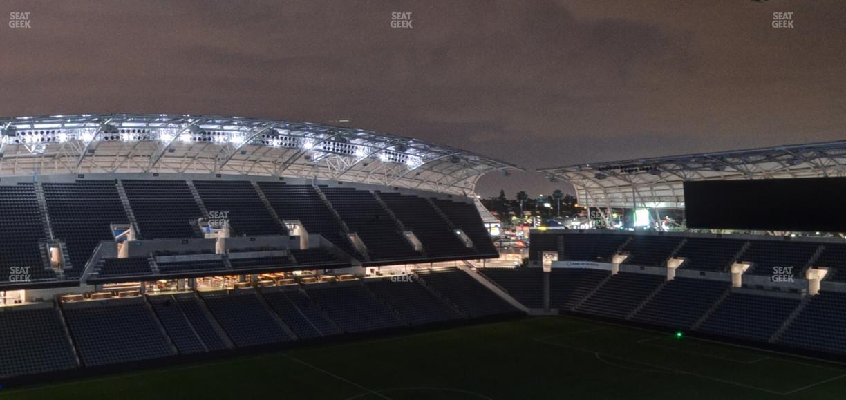 BMO Stadium - Section Sunset Deck Loge Box F Seat View