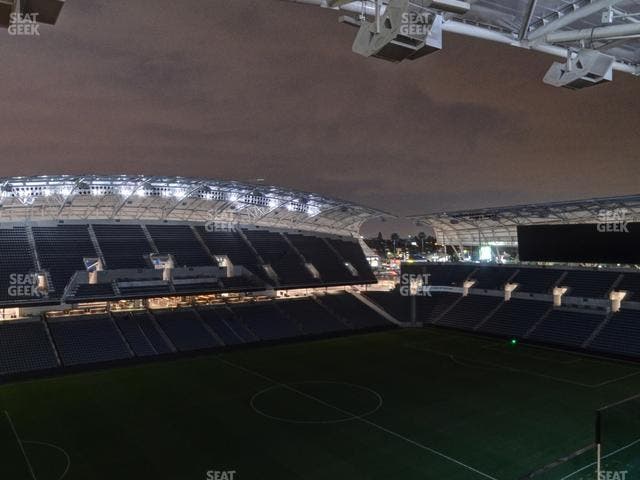 BMO Stadium - Section Sunset Deck Loge Box F Seat View