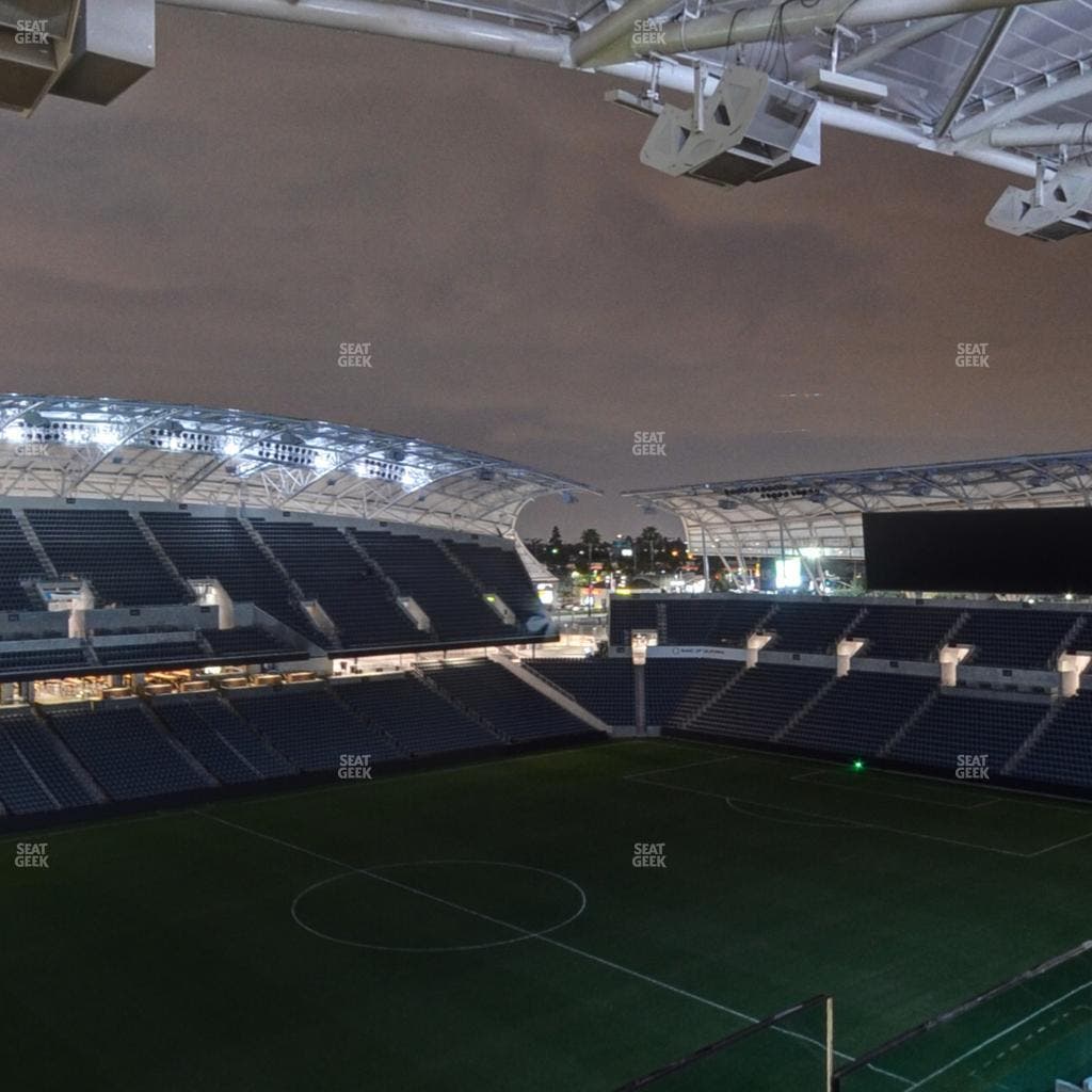 BMO Stadium - Section Sunset Deck Loge Box G Seat View