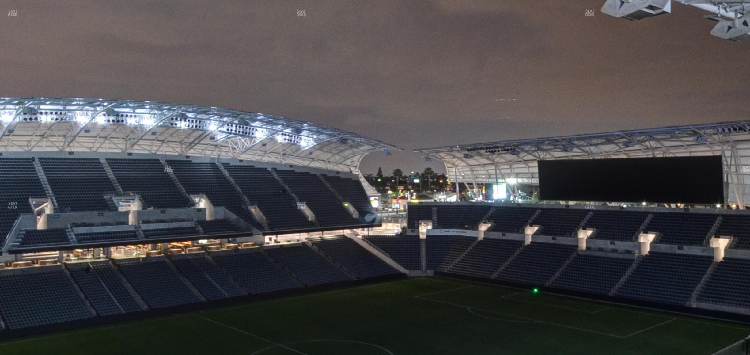 BMO Stadium - Section Sunset Deck Loge Box G Seat View