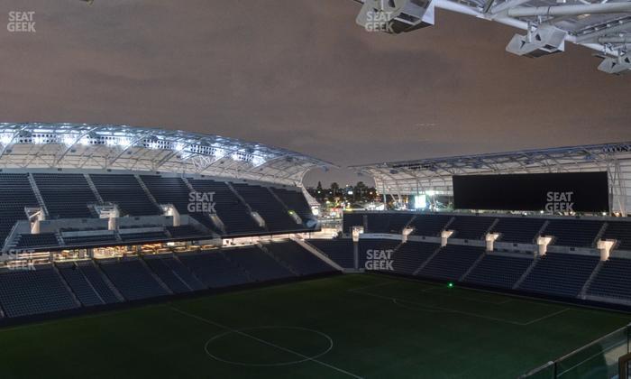 BMO Stadium - Section Sunset Deck Loge Box G Seat View
