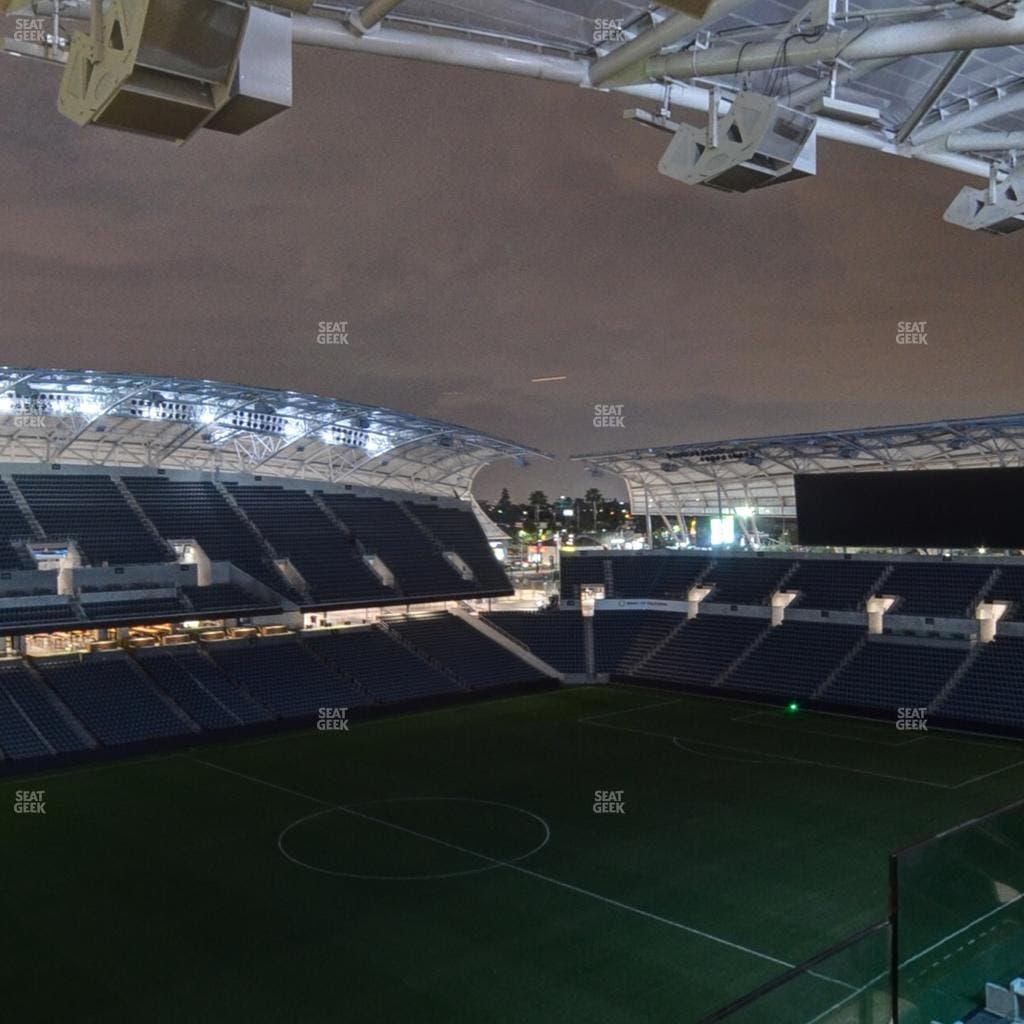 BMO Stadium - Section Sunset Deck Loge Box H Seat View