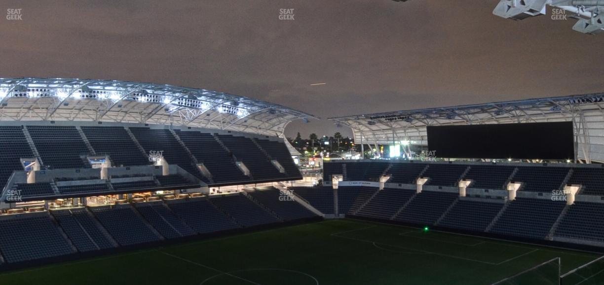 BMO Stadium - Section Sunset Deck Loge Box H Seat View