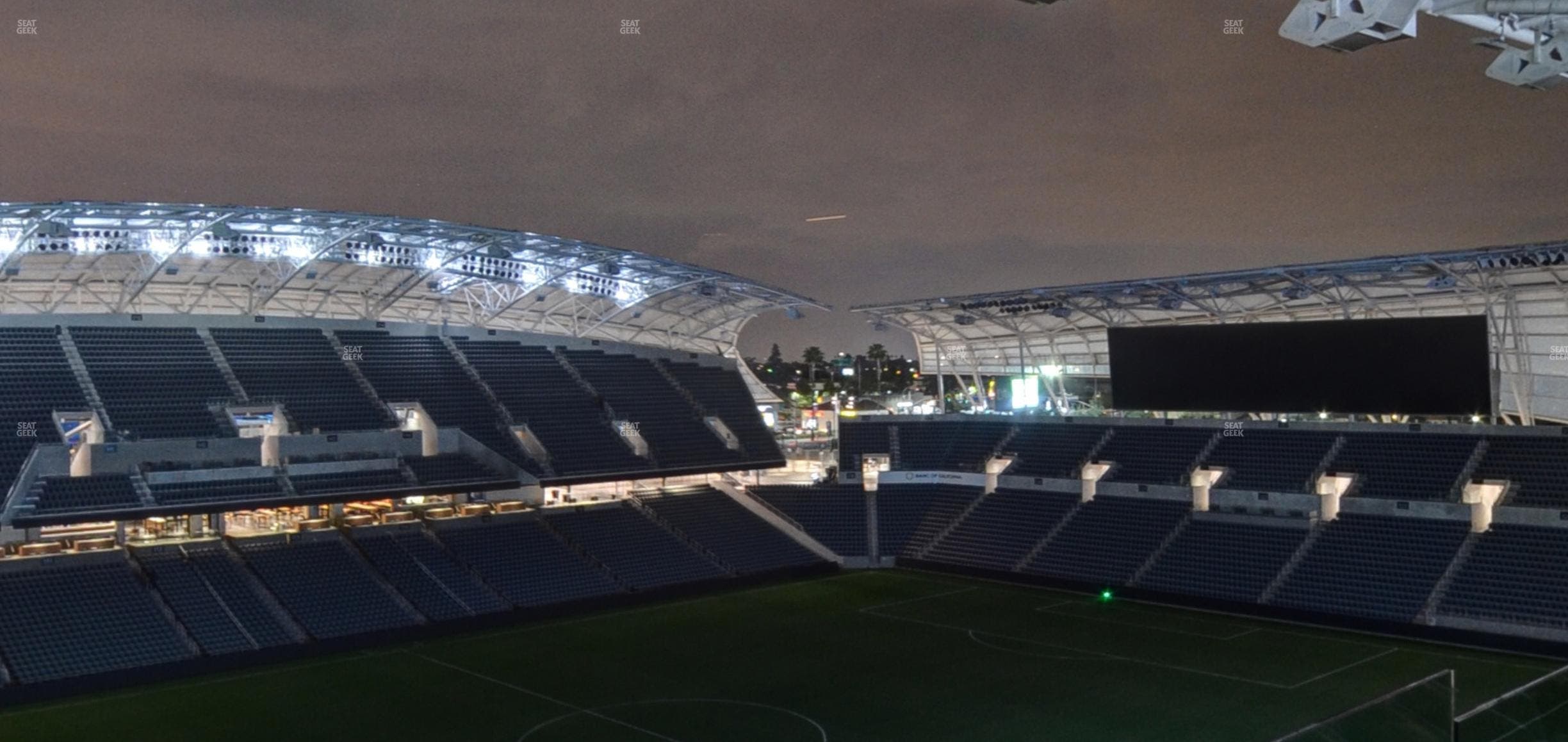 BMO Stadium - Section Sunset Deck Loge Box H Seat View