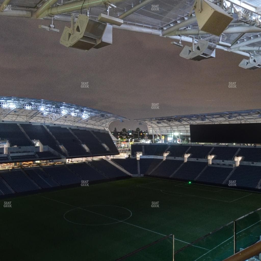 BMO Stadium - Section Sunset Deck Loge Box J Seat View