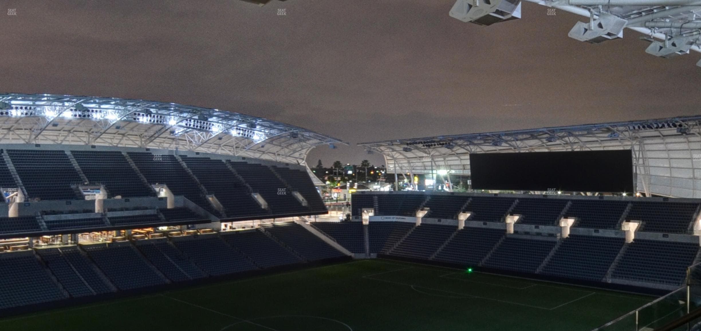 BMO Stadium - Section Sunset Deck Loge Box J Seat View