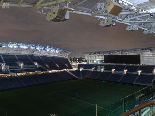 BMO Stadium - Section Sunset Deck Loge Box J Seat View BMO Stadium - Section Sunset Deck Loge Box J Seat View