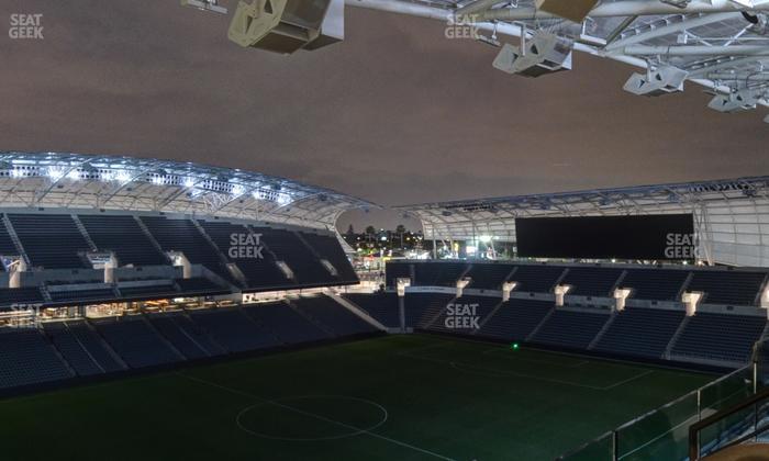 BMO Stadium - Section Sunset Deck Loge Box J Seat View