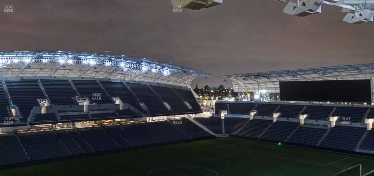 BMO Stadium - Section Sunset Deck Loge Box K Seat View