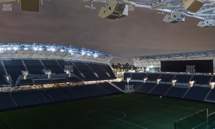 BMO Stadium - Section Sunset Deck Loge Box K Seat View