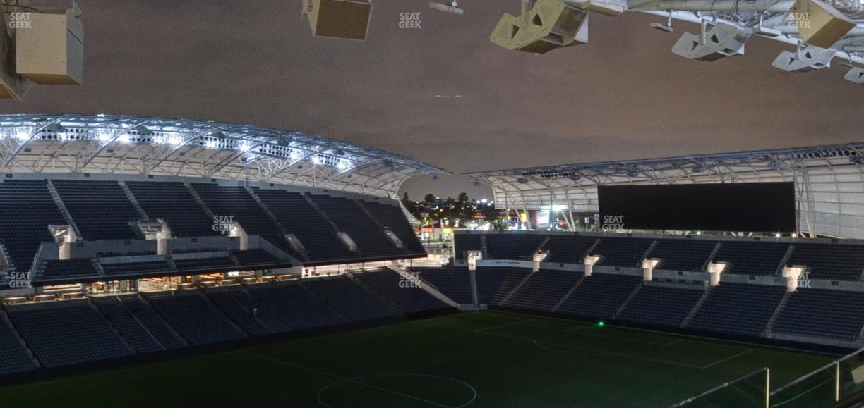 BMO Stadium - Section Sunset Deck Loge Box M Seat View