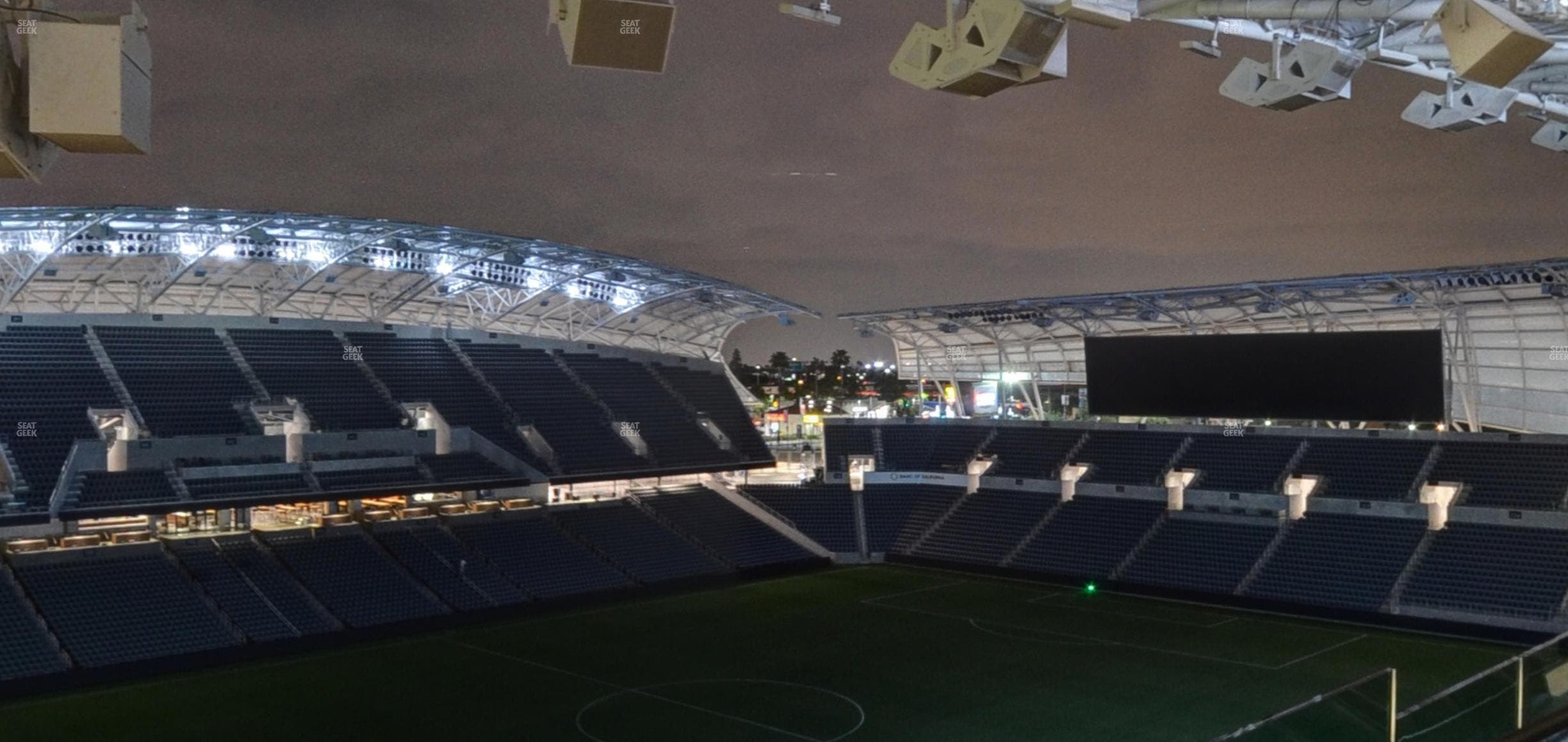 BMO Stadium - Section Sunset Deck Loge Box M Seat View