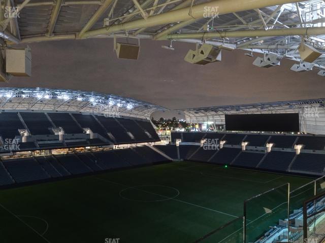 BMO Stadium - Section Sunset Deck Loge Box M Seat View BMO Stadium - Section Sunset Deck Loge Box M Seat View