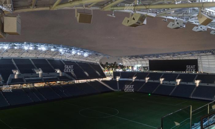 BMO Stadium - Section Sunset Deck Loge Box M Seat View