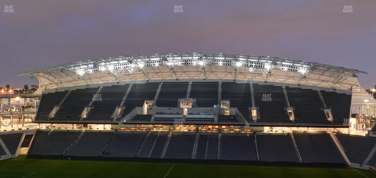 BMO Stadium - Section Sunset Deck Suite 1 Seat View