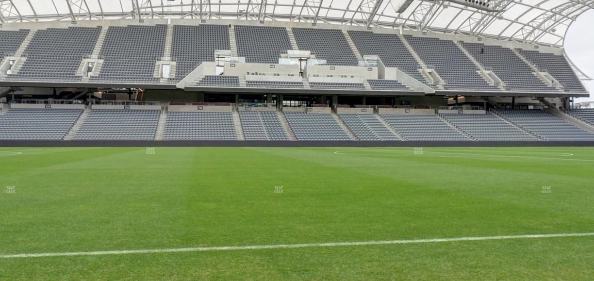 BMO Stadium - Section Vip Bench North Seat View