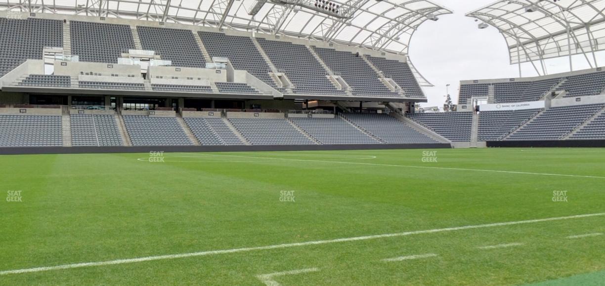 BMO Stadium - Section Vip Bench North Seat View
