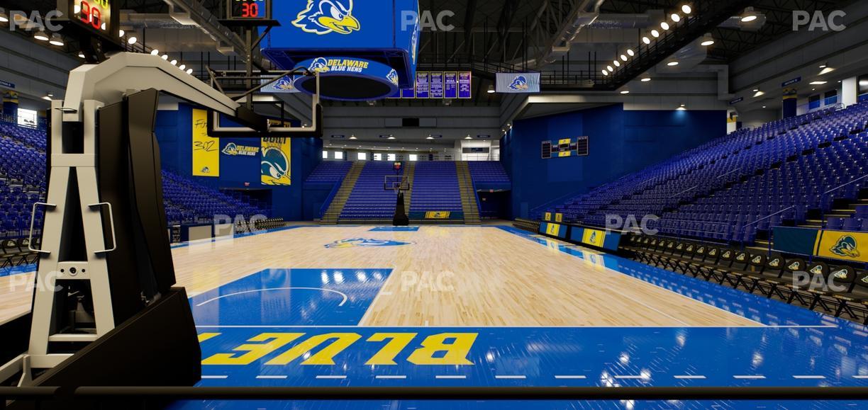 Bob Carpenter Center - Section Courtside Club Seat View