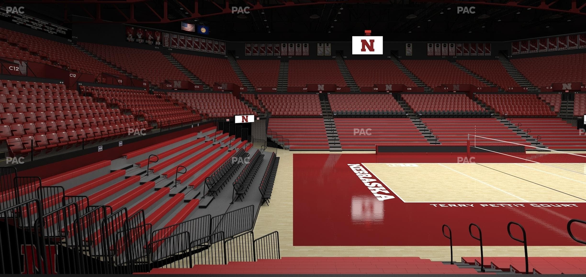 Bob Devaney Sports Center - Section B 10 Seat View
