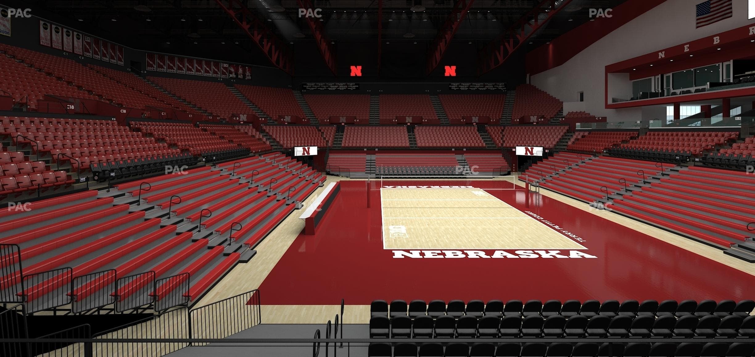 Bob Devaney Sports Center - Section B 13 Seat View