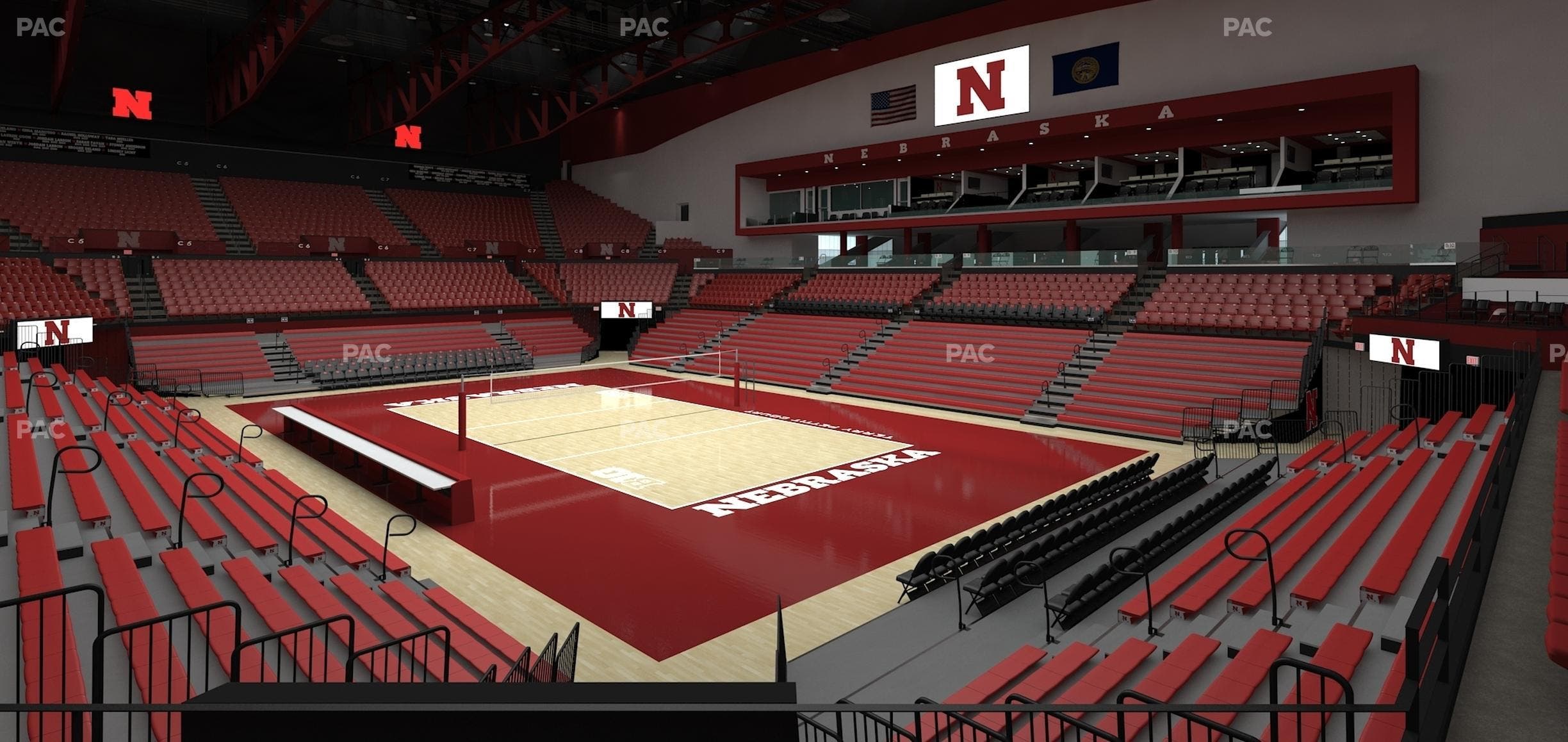 Bob Devaney Sports Center - Section B 14 Seat View