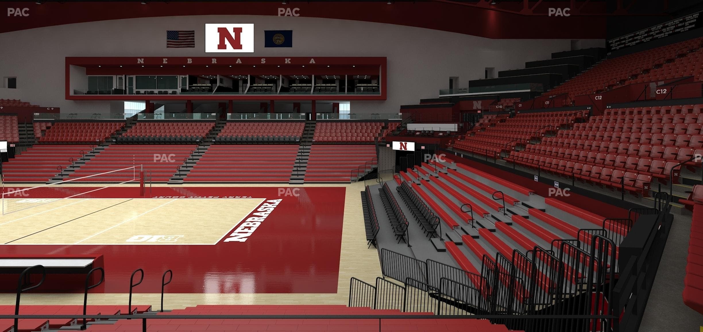Bob Devaney Sports Center - Section B 15 Seat View