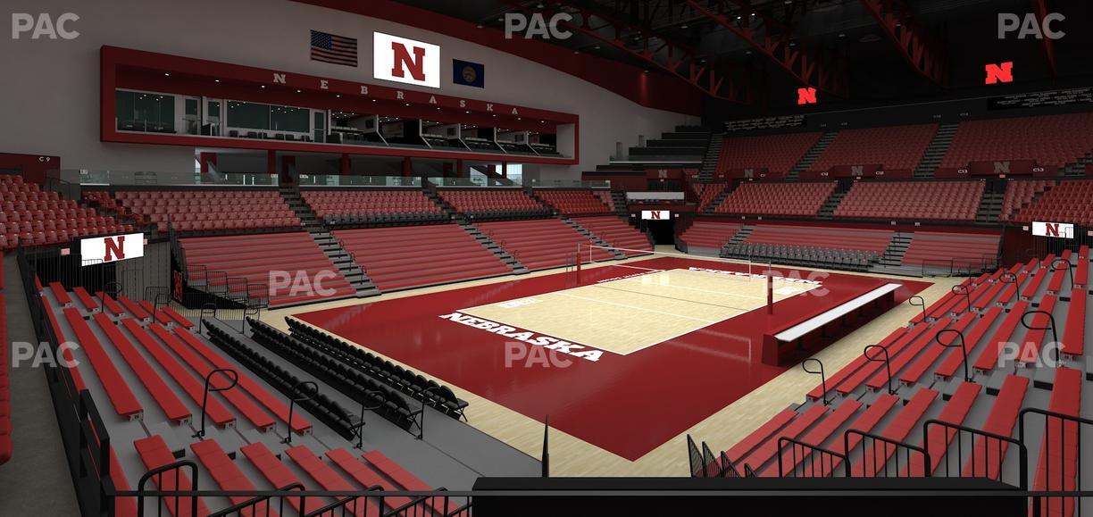Bob Devaney Sports Center - Section B 3 Seat View