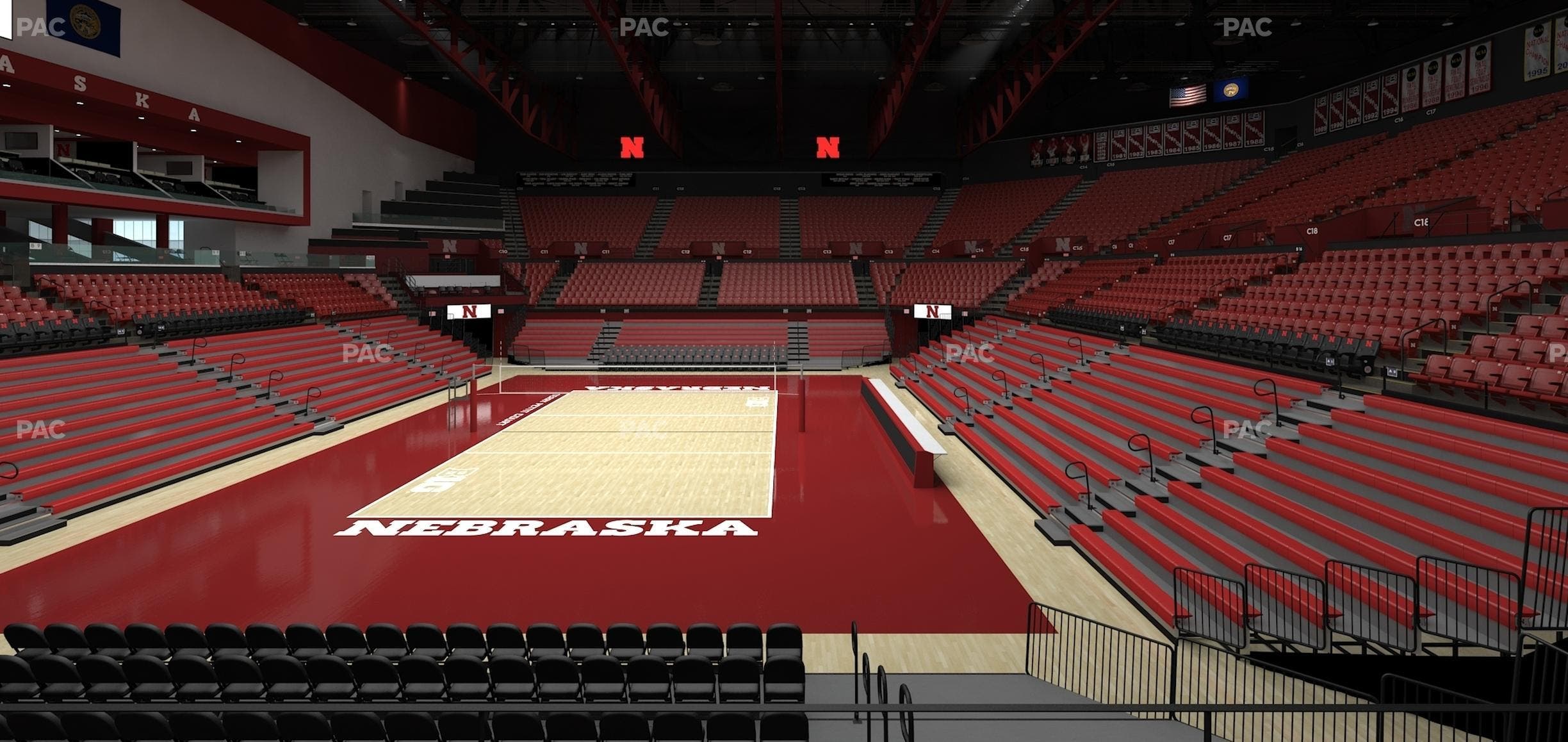 Bob Devaney Sports Center - Section B 4 Seat View