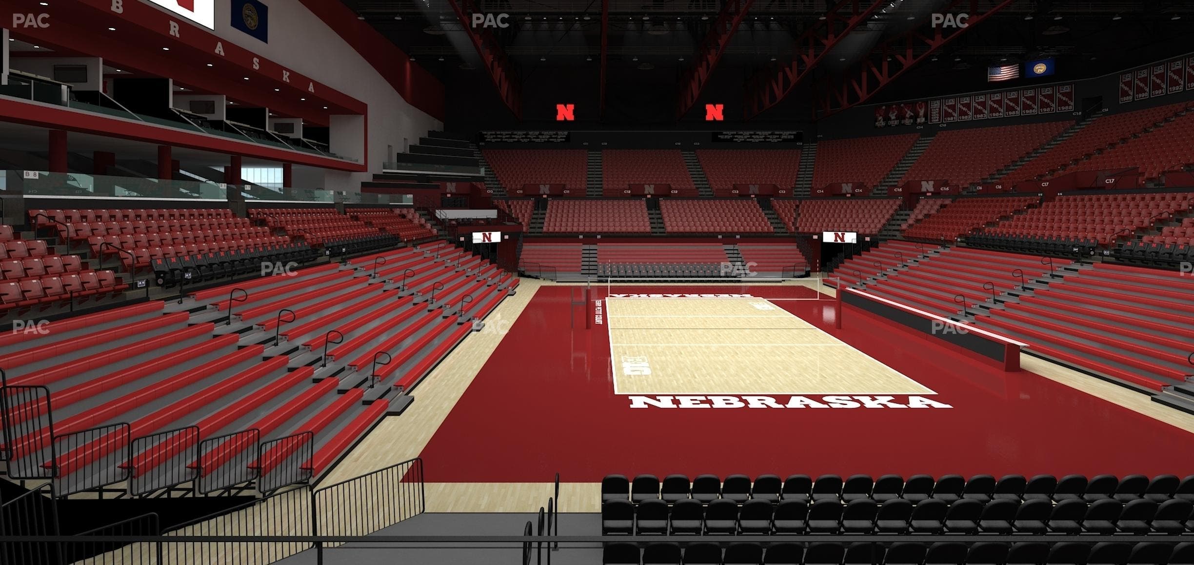 Bob Devaney Sports Center - Section B 5 Seat View