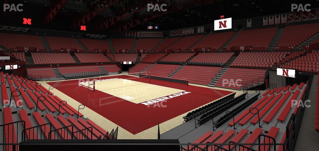 Bob Devaney Sports Center - Section B 6 Seat View