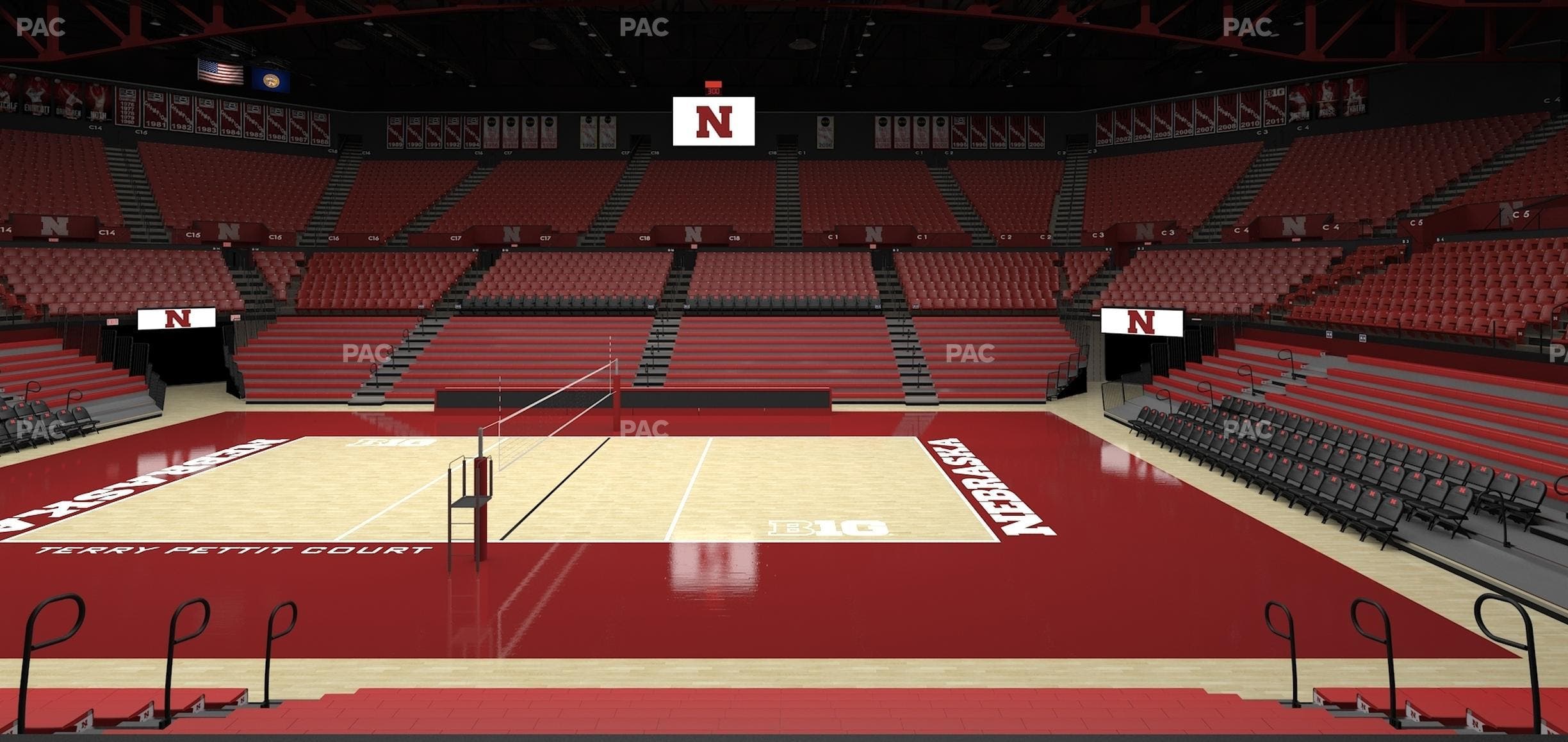 Bob Devaney Sports Center - Section B 8 Seat View